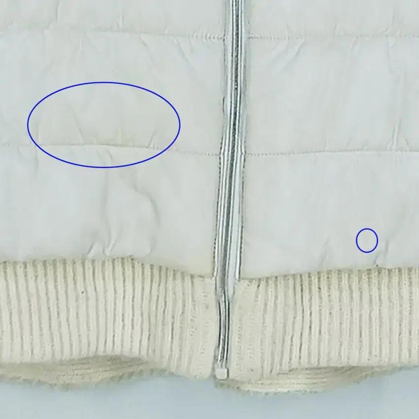 벤제프 여 경량패딩 방풍안감 도톰니트자켓 아이보리 (HU35610) 9