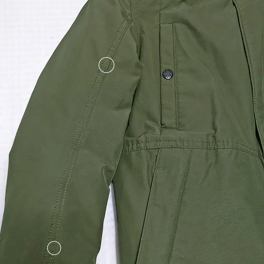 빈폴 아동 후드탈부착 야상패딩 카키130 (HU35536) 8