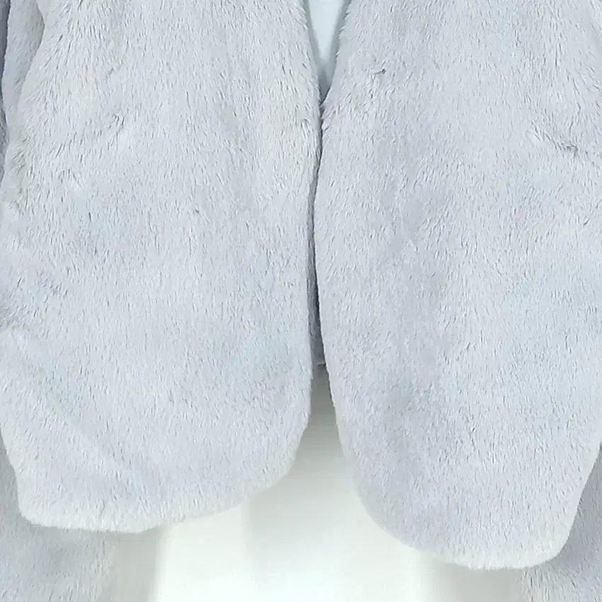빈티지 여성  오픈형 페이크 퍼자켓 그레이 (HU35453) 5