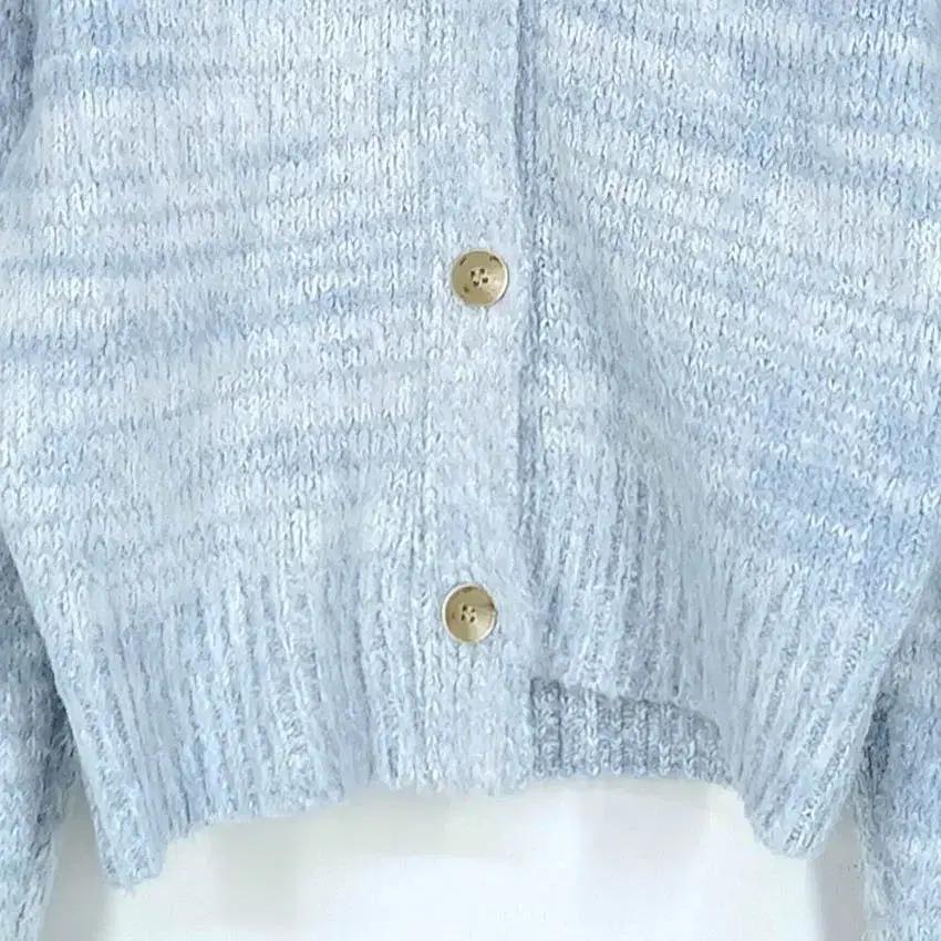 세라비 여성 앞언발 크롭 니트가디건 믹스스카이 (HU35447) 5