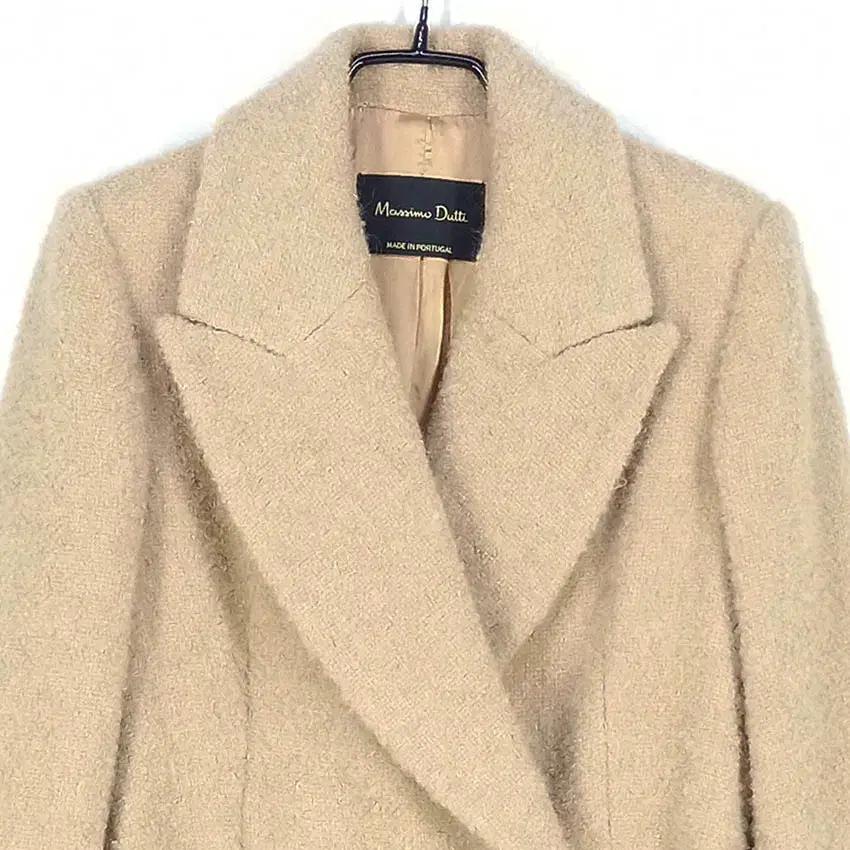 마시모두띠 여성 라마울 모직코트 베이지XS (HU35236) 4