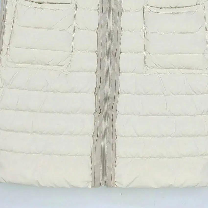 요하넥스 여 밍크퍼 구스다운경퍙패딩조끼 베이지86 (HU35190) 5