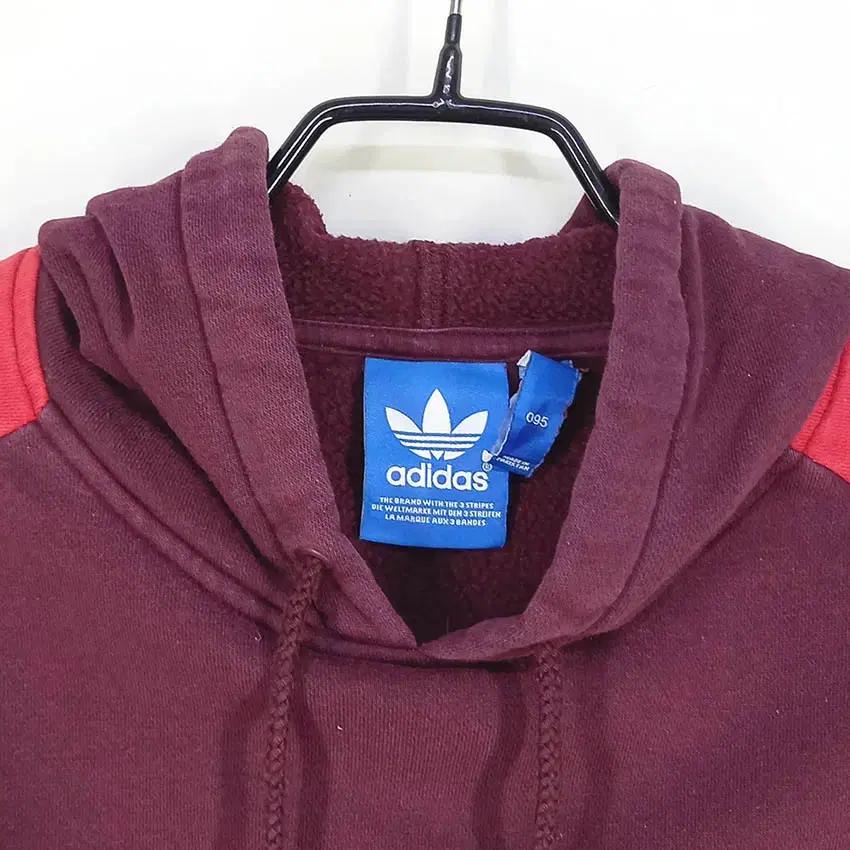 아디다스 여성 안감기모 후드티 버건디95 (HU35061) 7