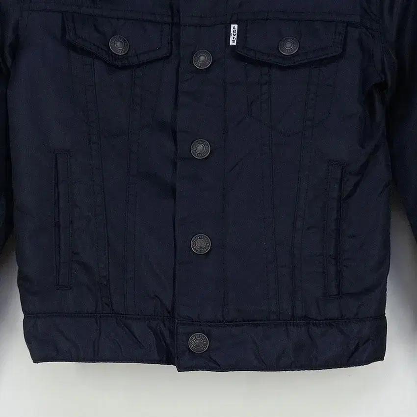 리바이스 아동 스냅버튼 나일론 도톰 점퍼 블랙6 (HU18519) 5