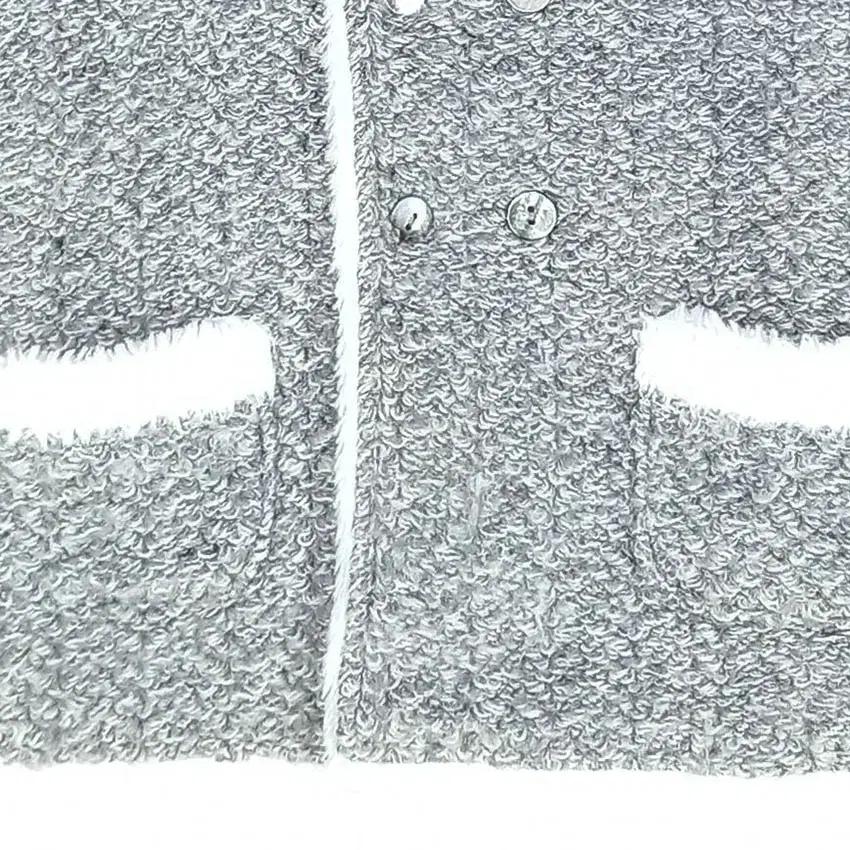 에뜨와 유아동 안감털 두툼 니트자켓 그레이100 (HU34894) 5
