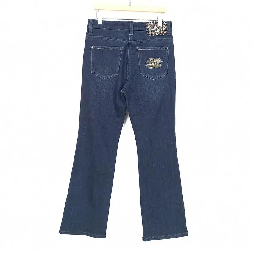 칼라거펠트 여성 약스판 기모데님팬츠 진청27 (HU34872) 3