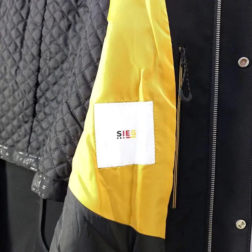 지이크 남성 히든집업 춘추 반내피 롱자켓 블랙 (HU26786) 8