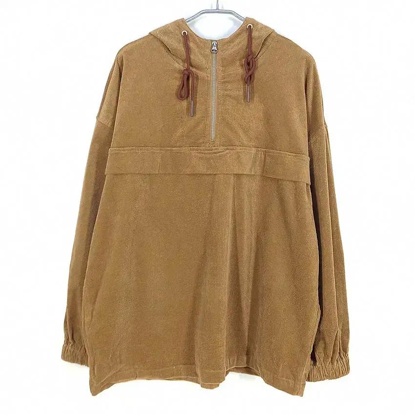 MADEN WORKWEAR 남성 골덴후드티 연브라운L (HU34771) 2