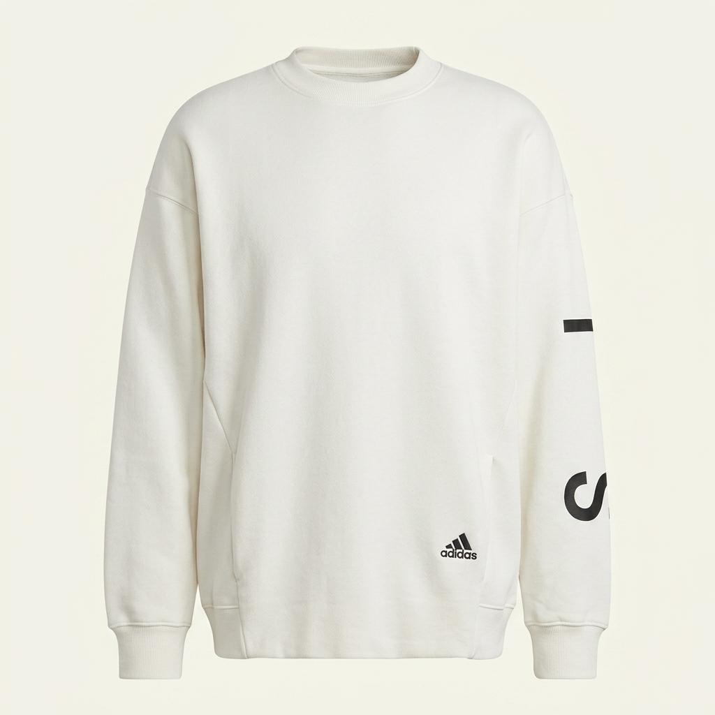 아디다스 여 SWT CREW 기모 맨투맨 아이보리90 (HU27971) 1