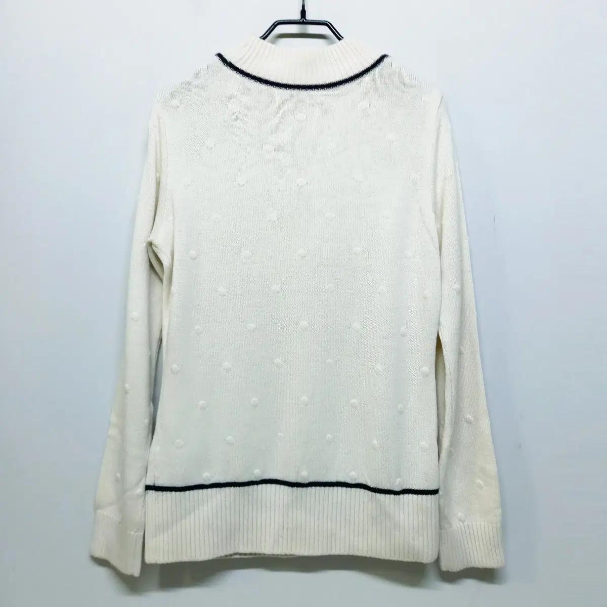 팬텀 여성 엠보도트 반목 니트티 아이보리 (HU34700) 3