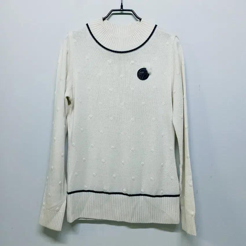 팬텀 여성 엠보도트 반목 니트티 아이보리 (HU34700) 2