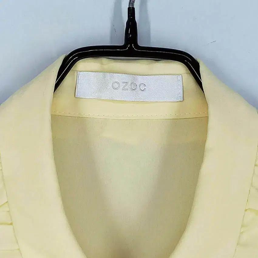 오조크 여성 프릴 쉬폰 얇은블라우스 옐로우F (HU34504) 7