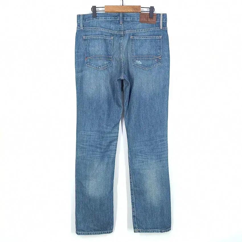 타미힐피거 남성 트임 일자핏 데님팬츠 중청33 (HU34494) 3