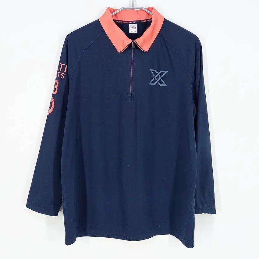 제이디엑스 남성 9부소매 기능성티셔츠 네이비105 (HU34457) 2