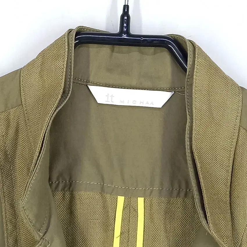 잇미샤 여성 린넨 민소매자켓 카키82 (HU34445) 7