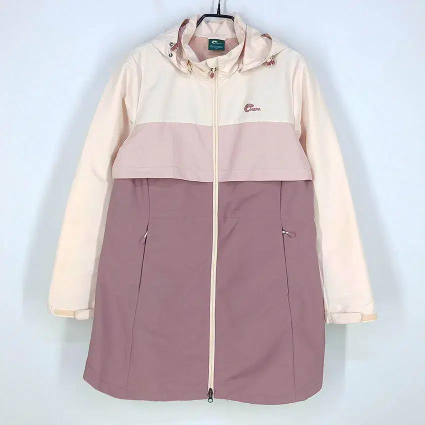 네파 여성 허리스트링 하프 바람막이 인디핑크 (HU34444) 2