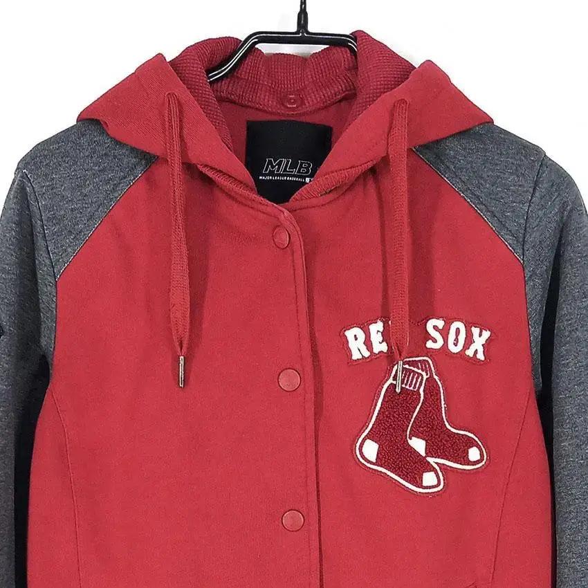 엠엘비 여성 안감누빔 레드삭스 야구점퍼 레드85 (HU27322) 4