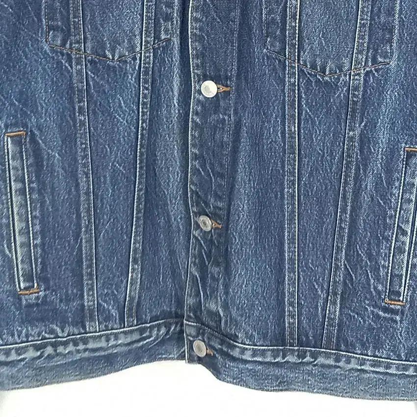 Jinglers 남성 카라넥 데님자켓 진청XL (HU34339) 5