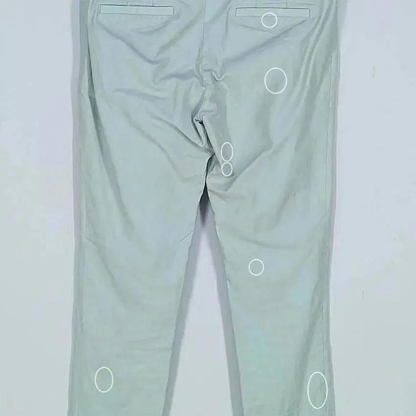 씨씨콜렉트 여성 슬림핏 스판끼 팬츠 그린 (HU34301) 9