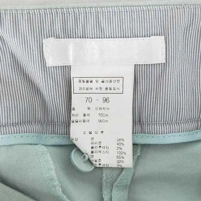 씨씨콜렉트 여성 슬림핏 스판끼 팬츠 그린 (HU34301) 7
