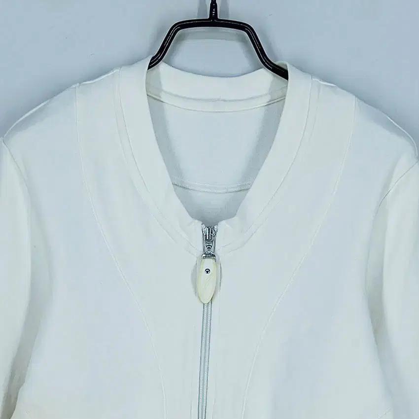 아디다스 여성 코튼 약기모 집업자켓 아이보리 (HU34263) 4