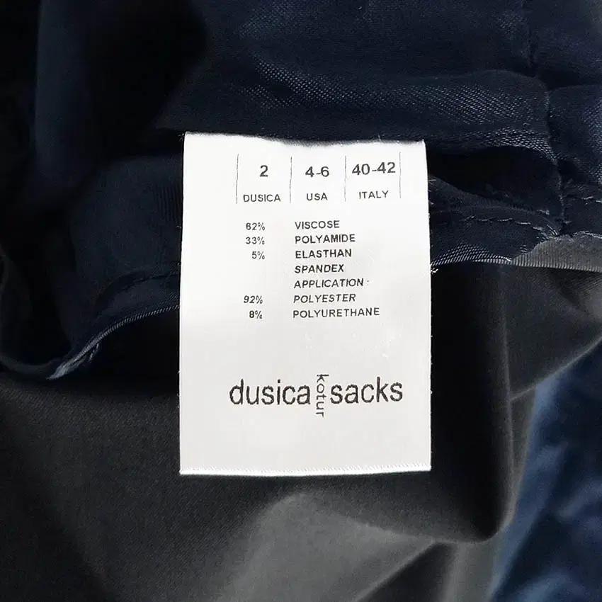 DUSICA 여 이중소매 똑딱이버튼 춘추 하프자켓 블랙2(HU34176) 8