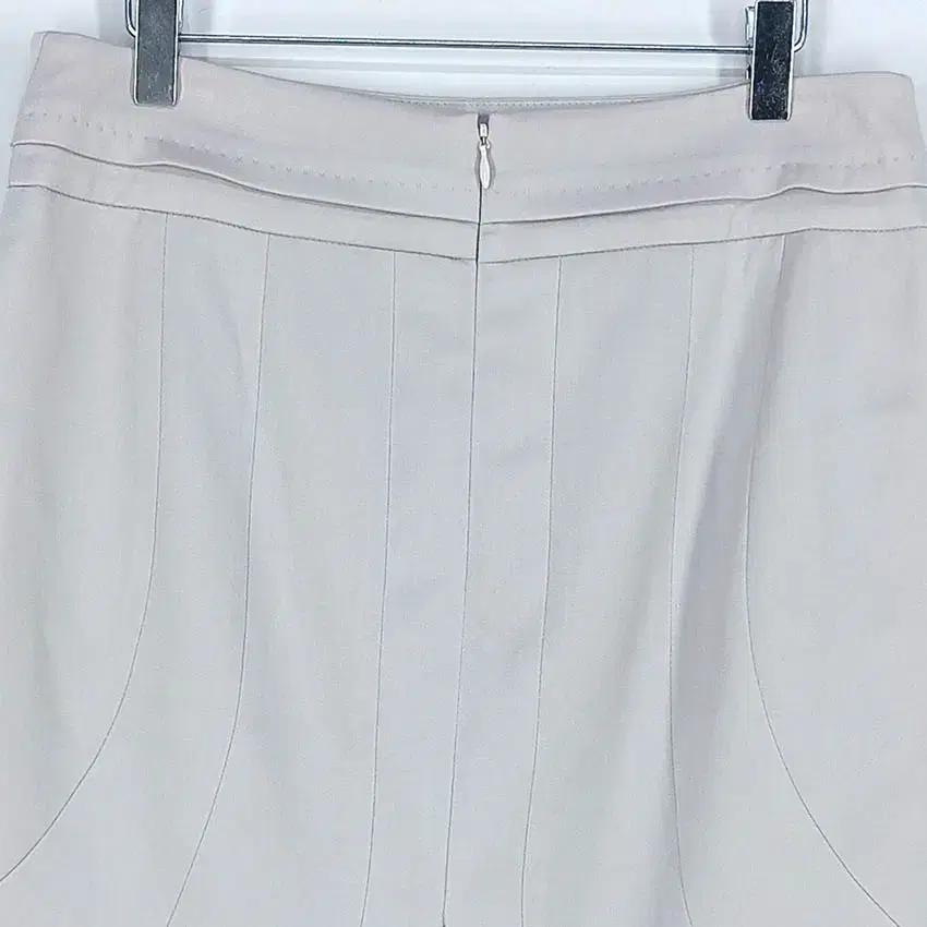 미샤 모혼방 슬림 춘추 미디스커트 연핑크그레이 (HU34091) 6