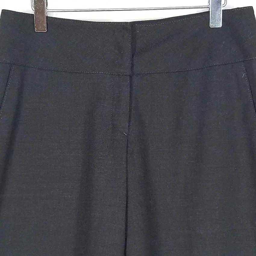 제시뉴욕 여성 롤업 루즈핏 춘추 모직팬츠 챠콜 (HU34012) 4