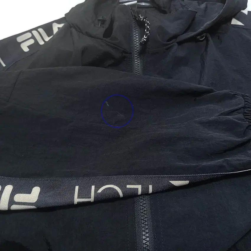 휠라 남성 나일론 후드고정 바람막이 블랙L (HU33959) 10
