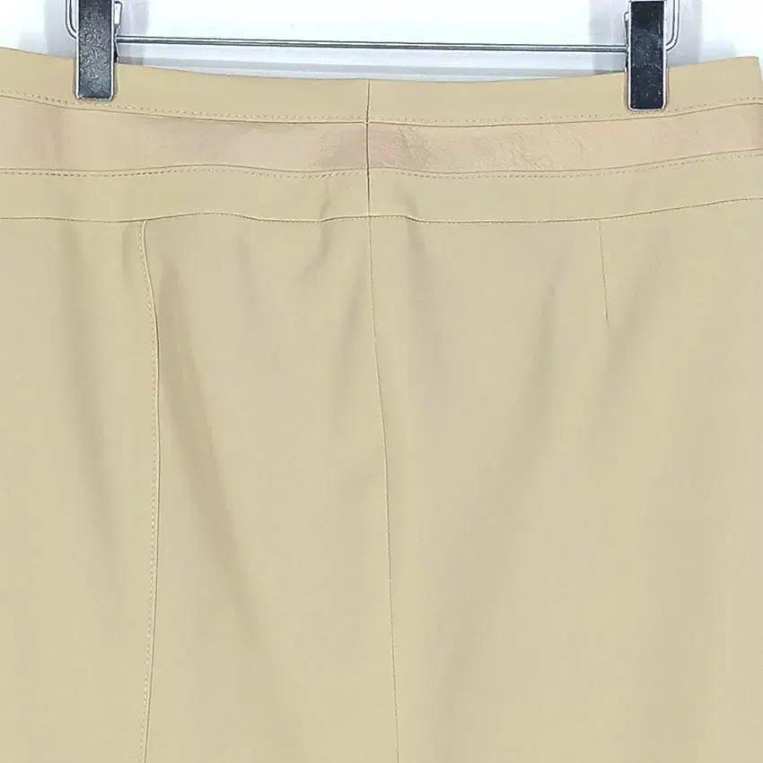 마인 여성 슬림핏 미디스커트 베이지 (HU33856) 4