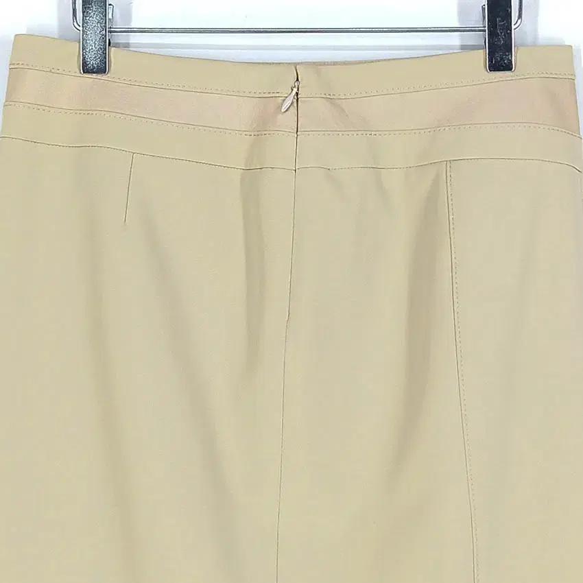 마인 여성 슬림핏 미디스커트 베이지 (HU33856) 6