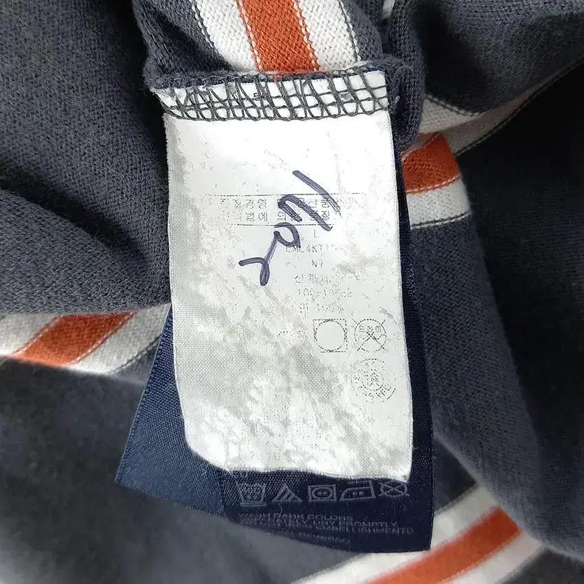타미힐피거 남 스트라이프 카라긴팔티 그레이L (HU28984) 8
