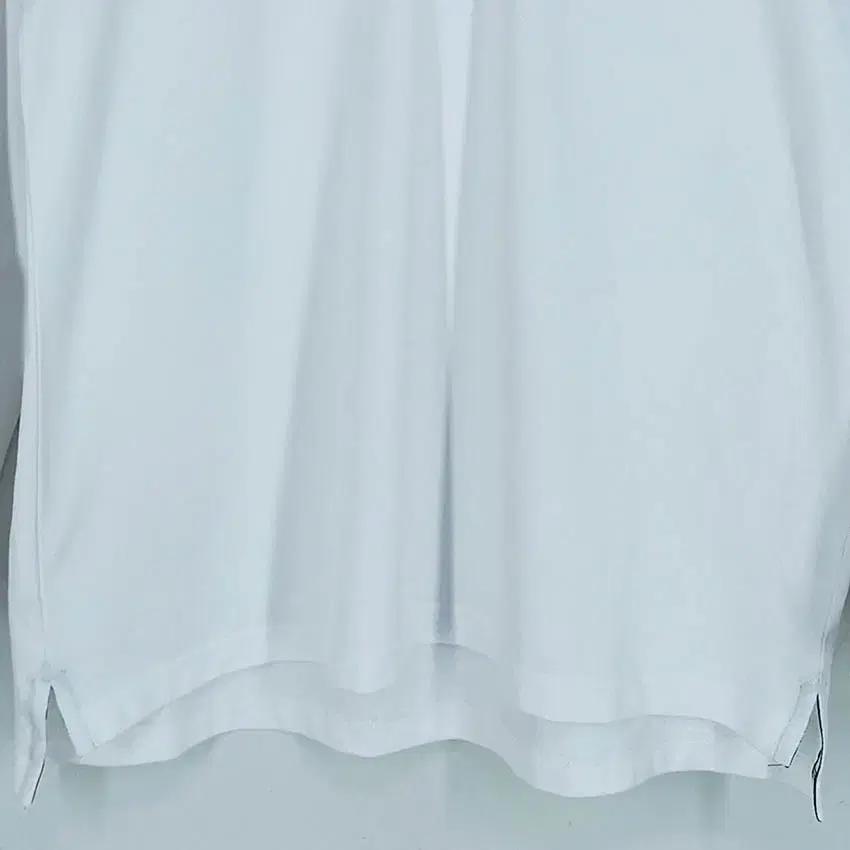 아디다스 남성 소매자수 피케이 긴팔티 화이트105 (HU33824) 5