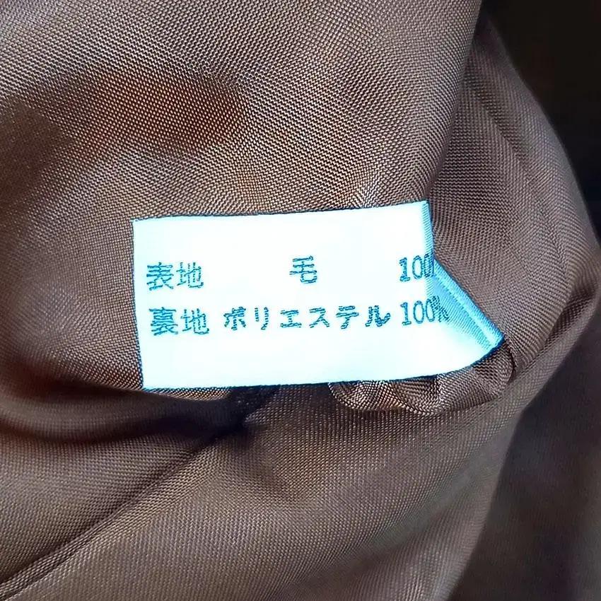 빈티지 여 빅카라 원버튼 언발자켓 카라멜40 (HU25745) 8
