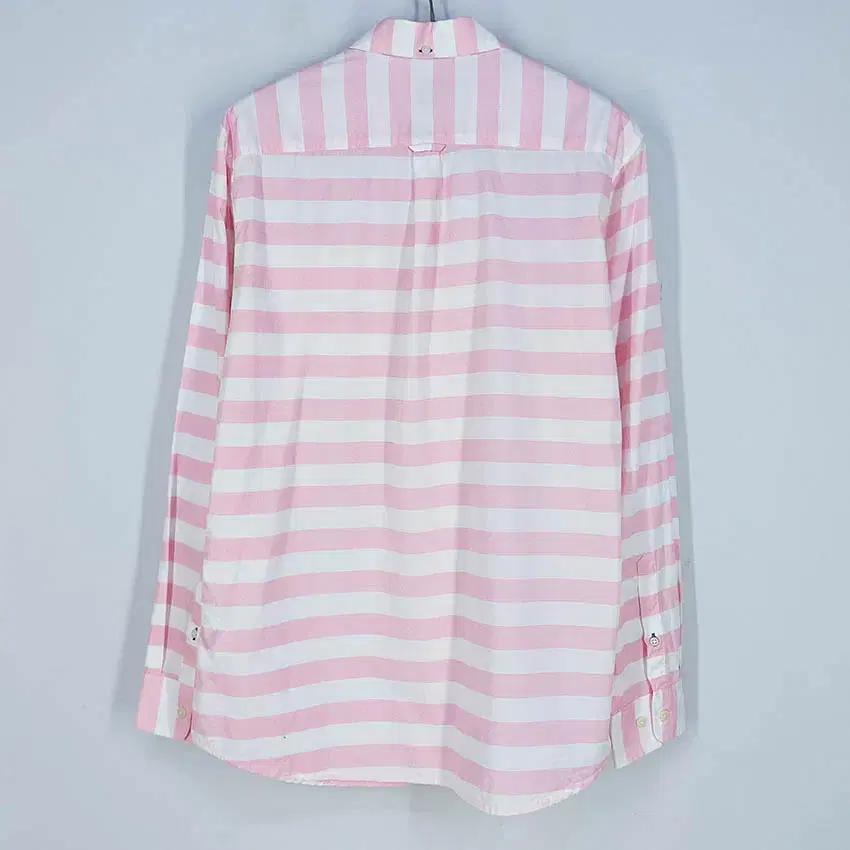 흄 남성 스트라이프 배색 긴팔셔츠 핑크105 (HU33697) 3