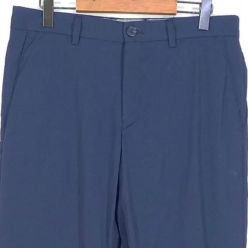지센 남성 나일론혼방 일자핏 팬츠 네이비82 (HU33664) 4