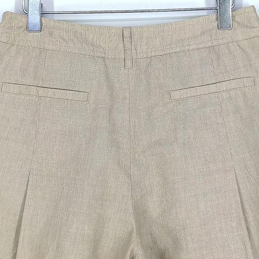 빈폴 여성 핀턱 플레어 마혼방 팬츠 베이지67 (HU33635) 6
