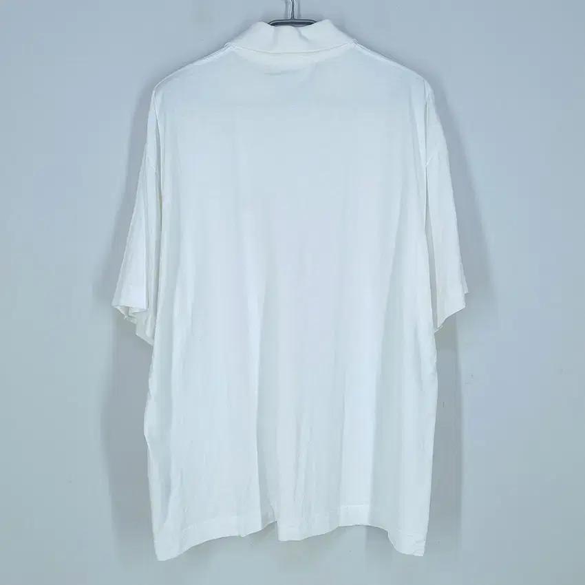 커버낫 남성 로고자수 카라반팔티 화이트XL (HU33628) 3