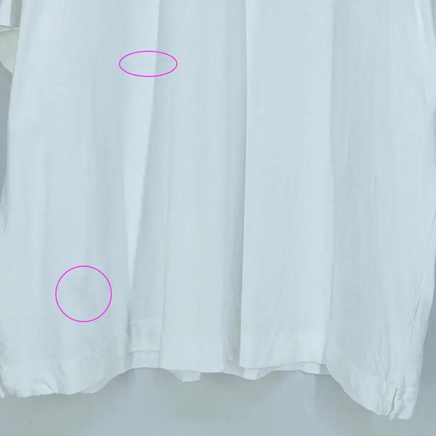 커버낫 남성 로고자수 카라반팔티 화이트XL (HU33628) 10