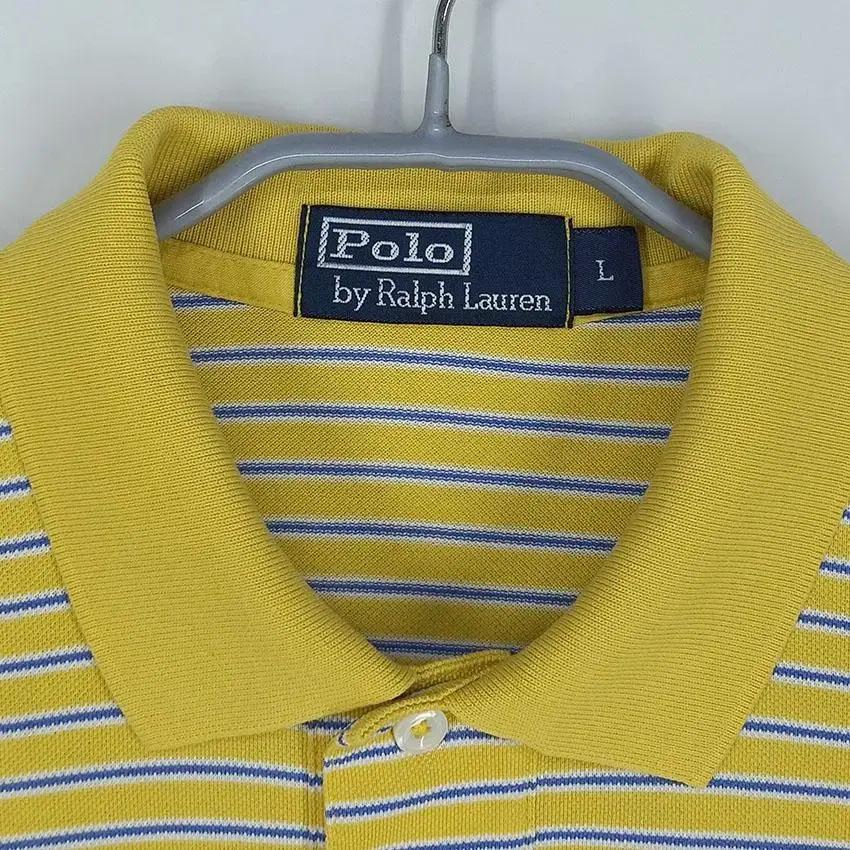 폴로랄프로렌 남 스트라이프 카라반팔탑 옐로우L (HU22368) 7