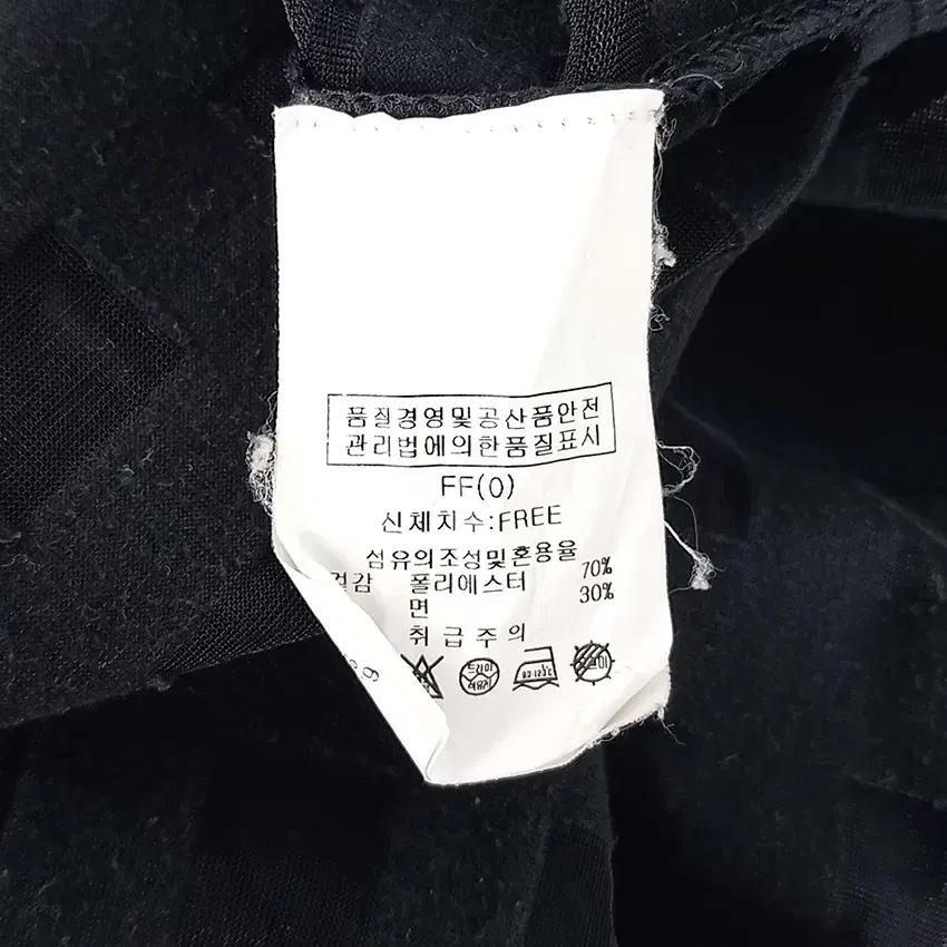 더틸버리 여성 체크시스루 반팔티 블랙F (HU33586) 8