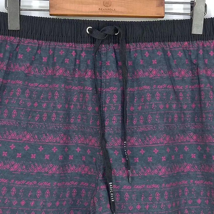 베이직엘르 남성 에스닉 밴딩 4부팬츠 다크그레이 (HU33559) 4