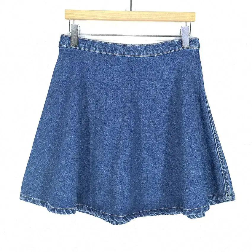 아메리칸어페럴 여 플레어 데님스커트 블루 (HU33540) 3