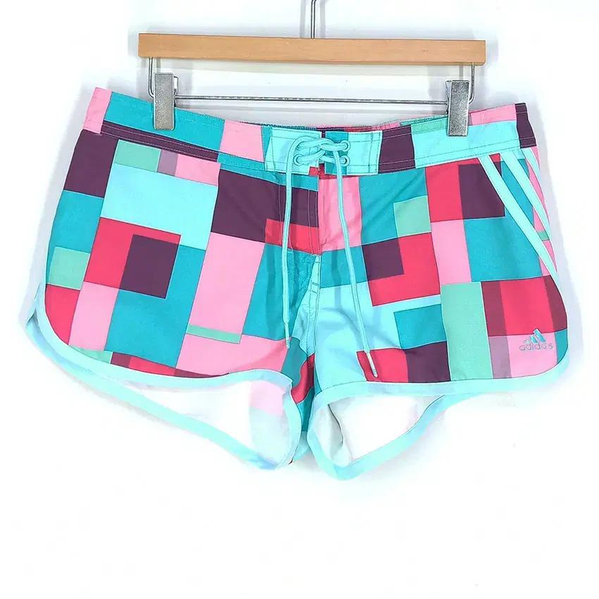 아디다스 여 BG2 SHORTY 미니팬츠 민트 (HU33534) 2