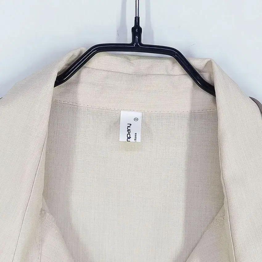 빈티지 여성 넥끈 반팔블라우스 베이지 (HU33511) 7