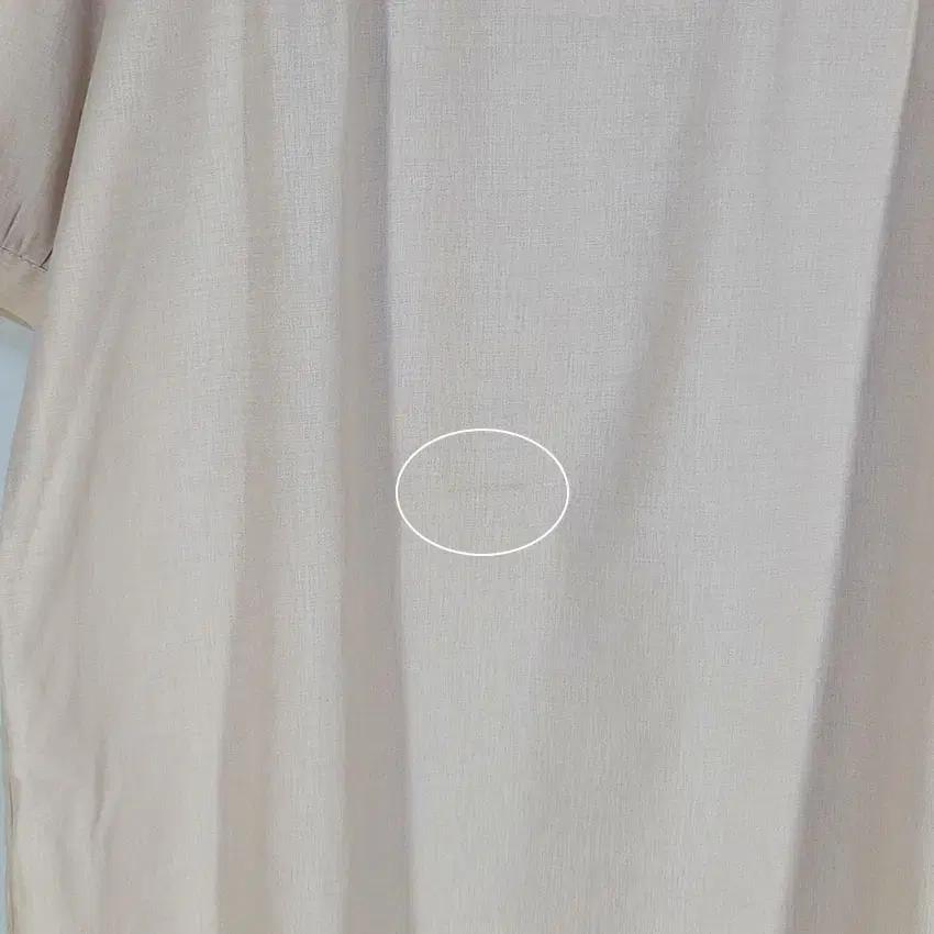 빈티지 여성 넥끈 반팔블라우스 베이지 (HU33511) 8