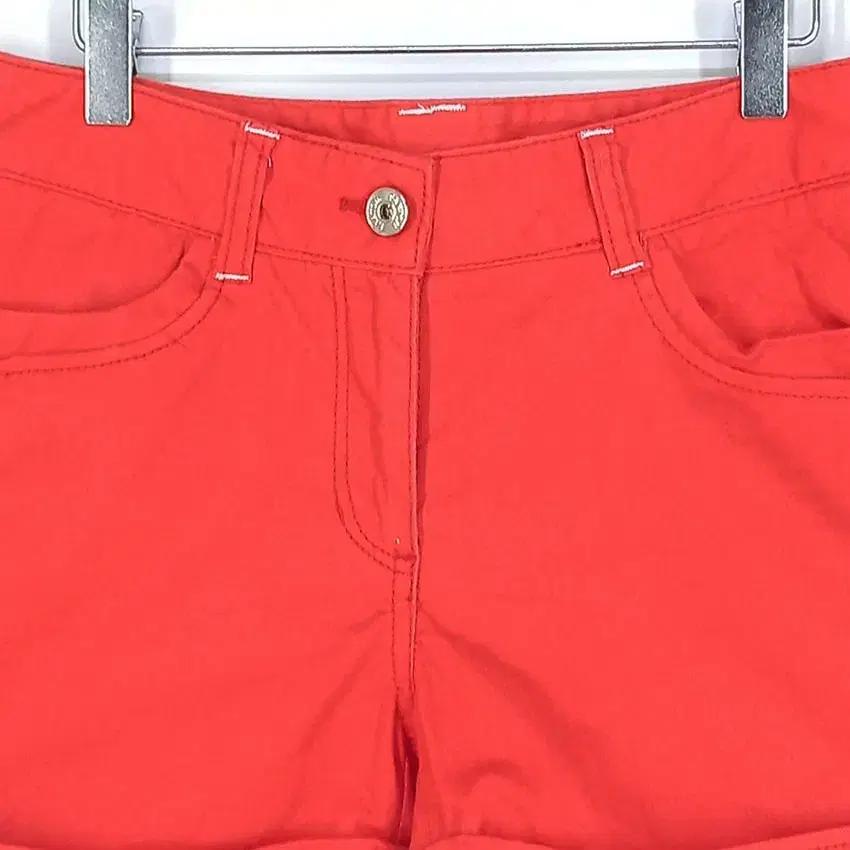 팬텀 여성 롤업 스판 미니팬츠 핫오렌지70 (HU33462) 4
