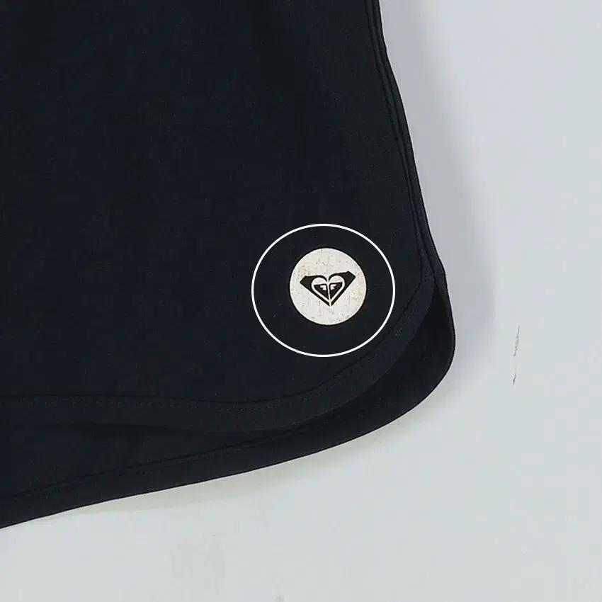록시 여성 허리밴딩 미니팬츠 블랙 (HU33456) 9