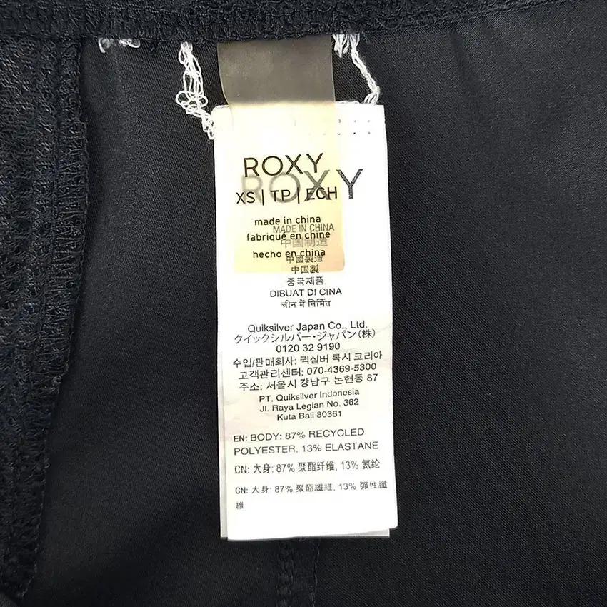 록시 여성 허리밴딩 미니팬츠 블랙 (HU33456) 7