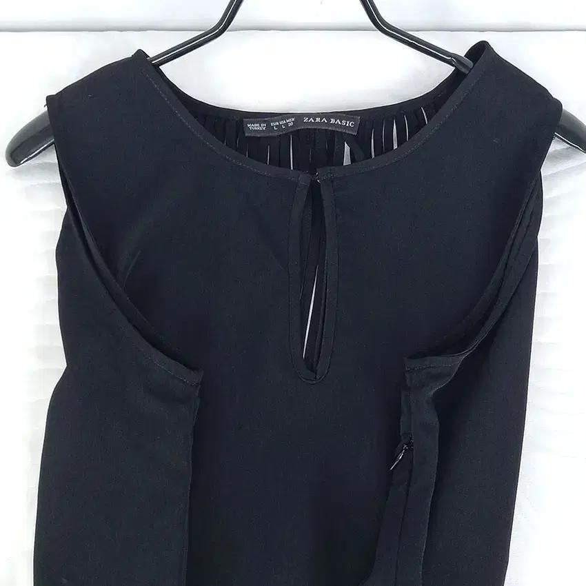 자라 여성 백트임 민소매 미니원피스 블랙 (HU33441) 6